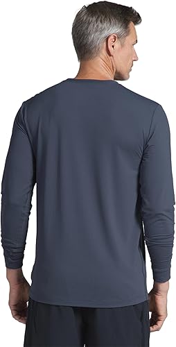 Miniatura 7 de IBKUL 93199 - Camiseta de manga larga con cuello redondo para hombre con protección solar y protección contra el sol