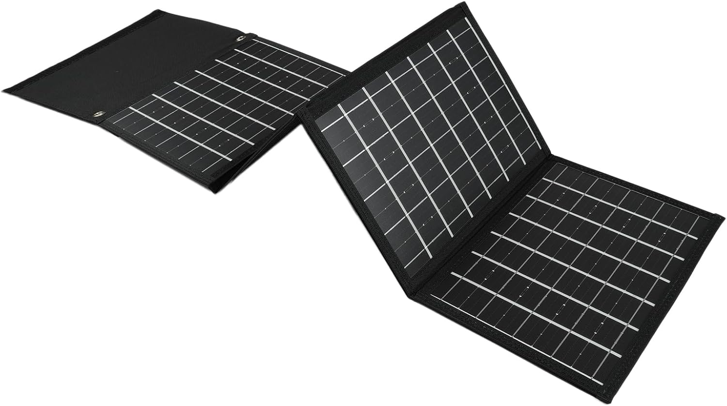 Solar Panel, Folding 50W Solar Charger with USB and DC Output High Conversion Monocrystalline Silicon for Outdoor Activities and Camping Trips. (30W)