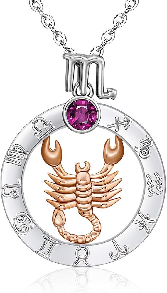 Scorpio Necklace Zodiac Sign 