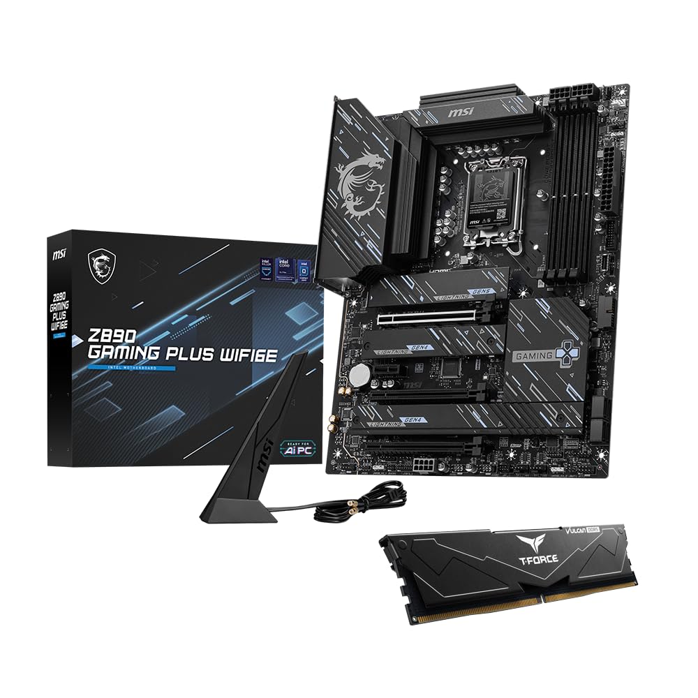 Amazon | Z890 ゲーミングプラス WIFI6E マザーボード、ATX-インテル