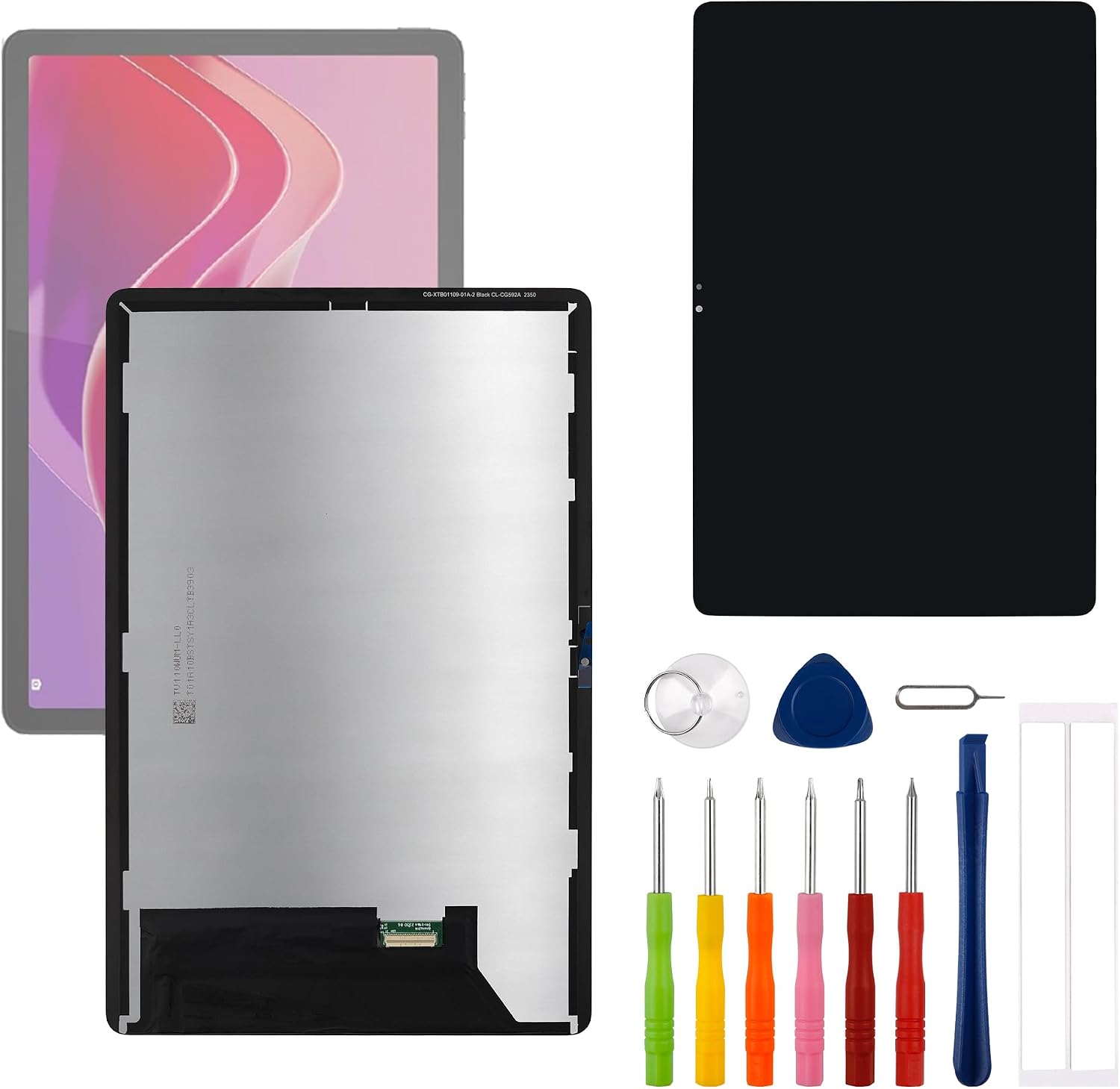New 11" LCD Display Replacement Compatible with Lenovo Tab M11 TB330FU TB331FC /Tab K11 TB330XUP TB330FC Touch Screen Digitizer Assembly with Tools (Black)