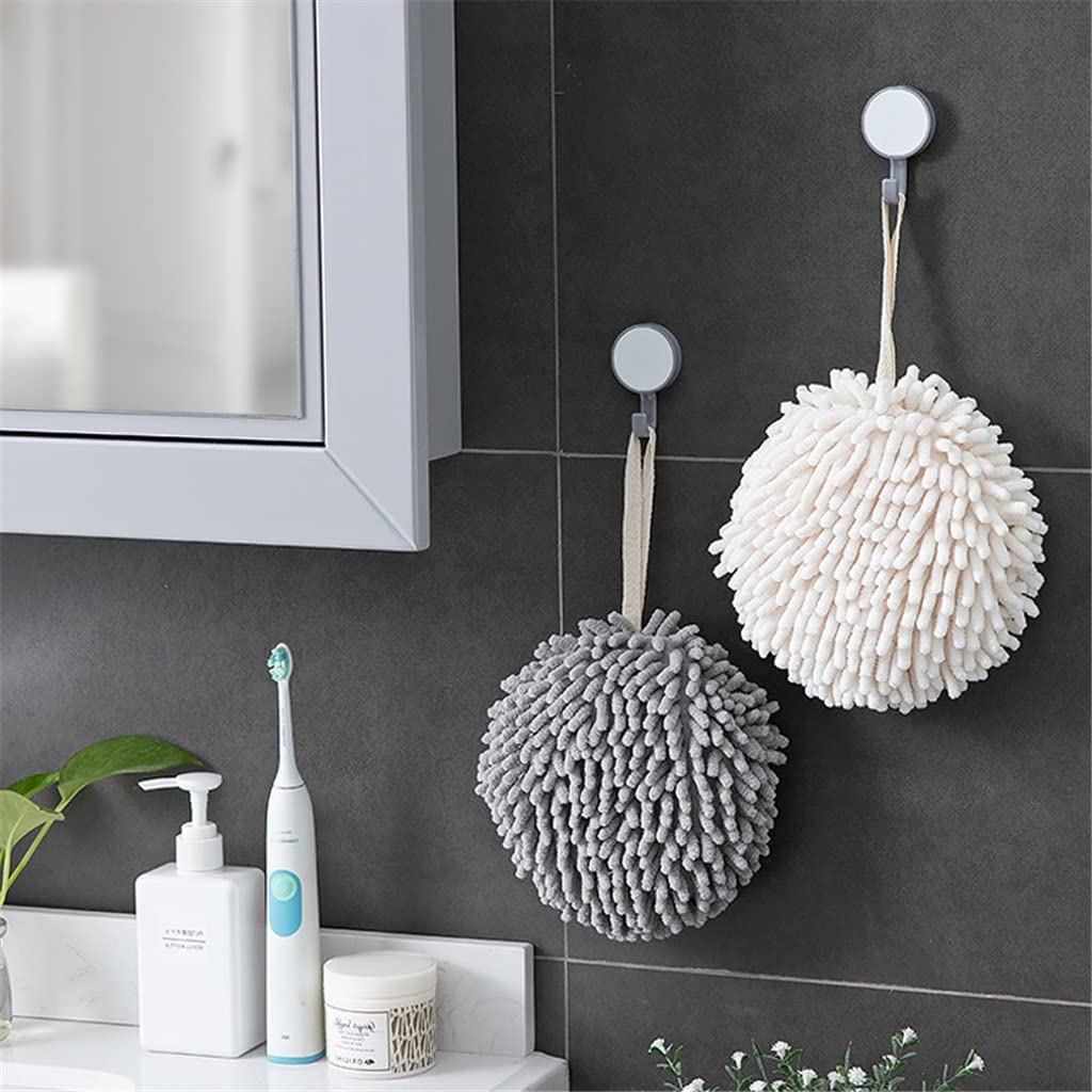Essuie-Mains Doux épais Absorbant à séchage Rapide éponge en Fibres Fines Chiffon en Peluche Cuisine Salle de Bain Serviette (Argento comme Le Montre l'image)