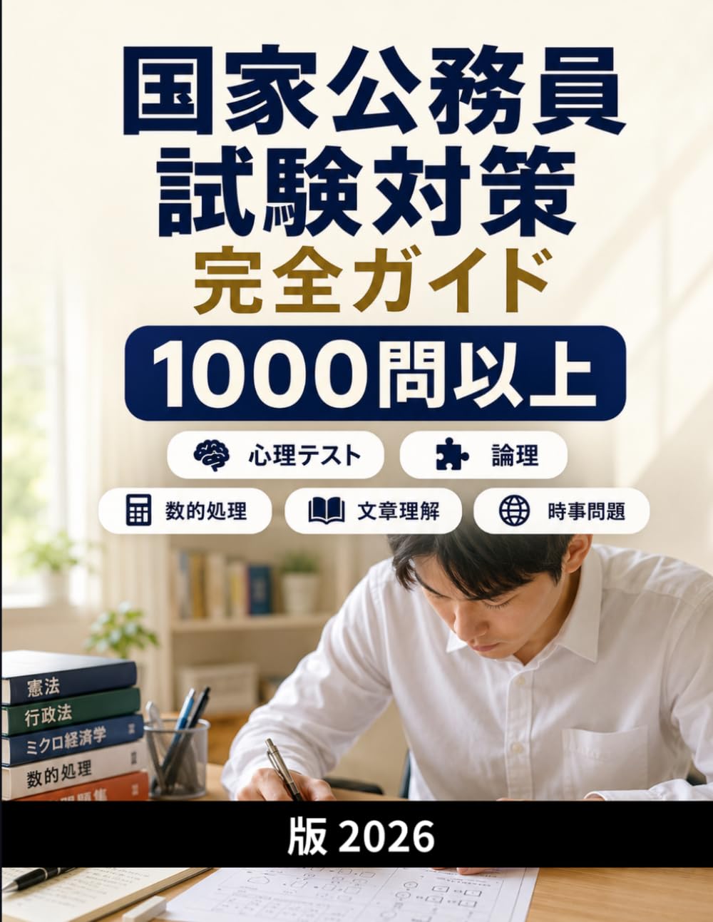 国家公務員試験対策 完全ガイド: 1000問以上の練習問題付き：数的処理・文章理解・判断推理・時事問題・論文・面接対策