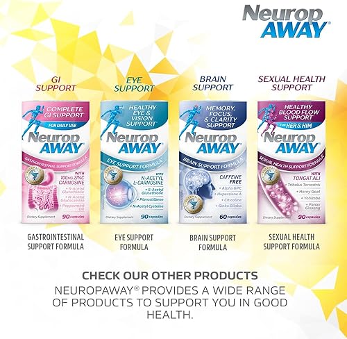 Miniatura 8 de NeuropAWAY Fórmula de apoyo renal sin azúcar con sulfato de agmatina 500 mg L-novalina 50 mg L-ornitina 150 mg L-citrulina 100 mg por cápsula 90CT