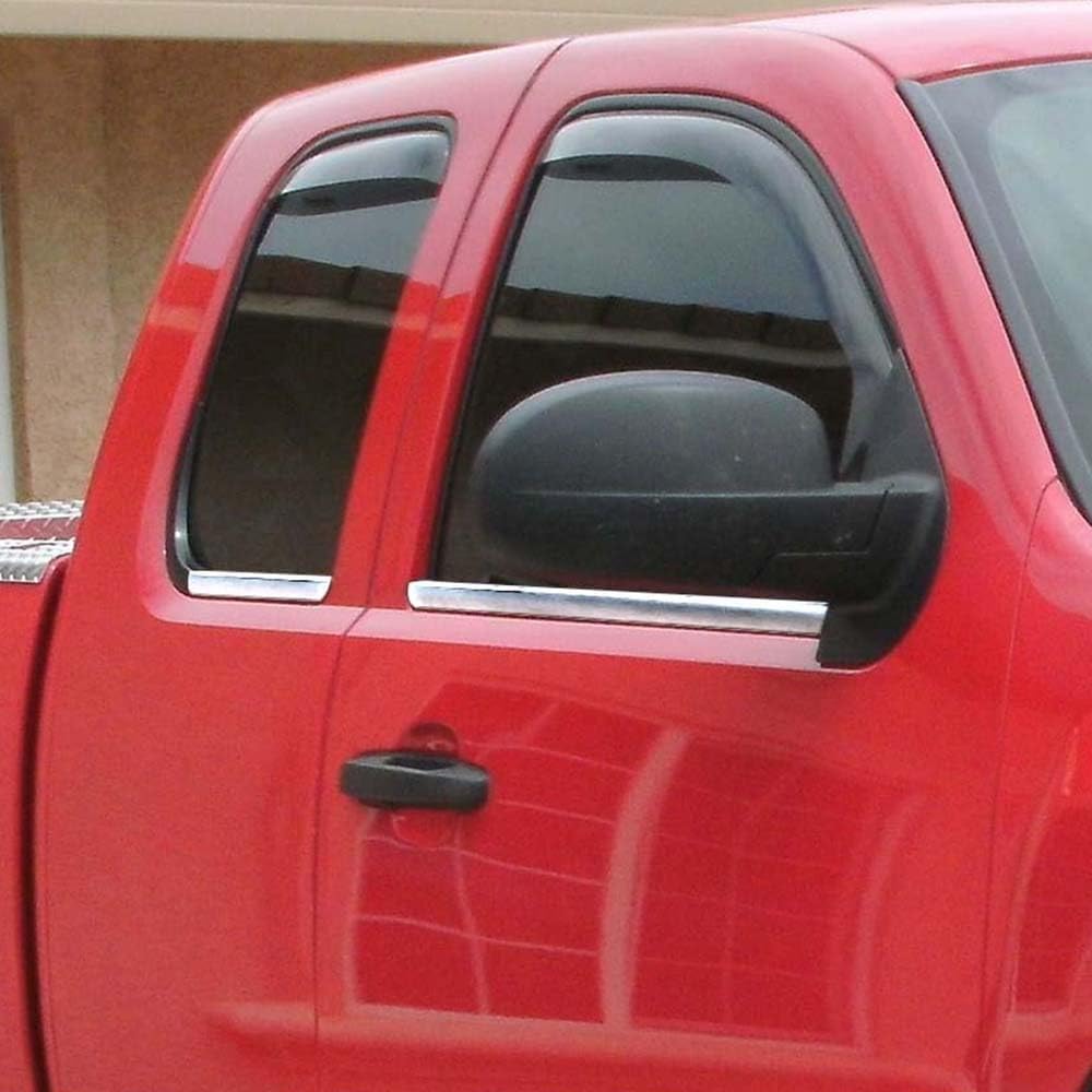 Upgrade Your Auto Chrome Window Trim Extended Cab Fit for Silverado-Sierra 2007-2013