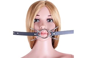 Metal Spider Ring Gag with Leather - Your Gateway to Unparalleled Pleasure