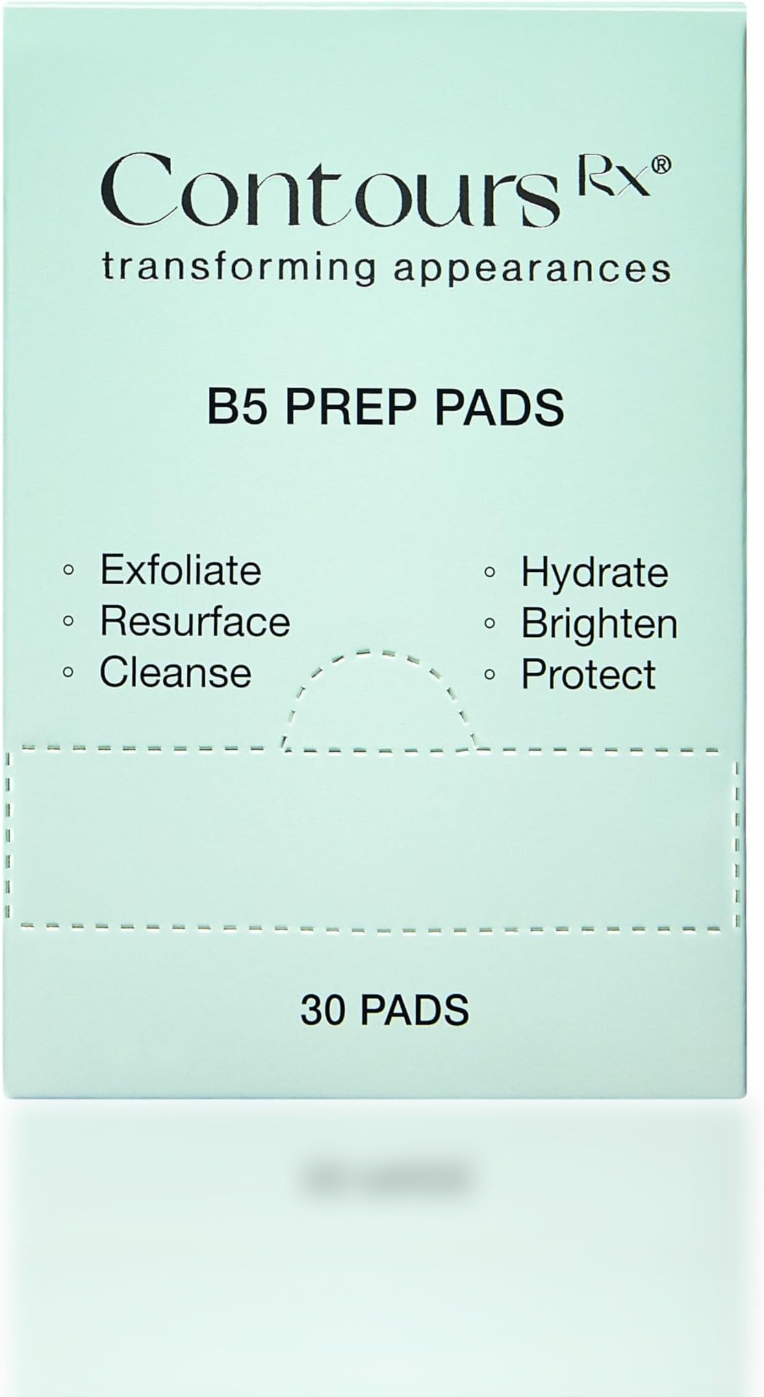 Contours Rx B5 Eyelid Prep Pads 30 pack - Cleanse, Exfoliate and Hydrate to Prepare Your Eyes for LIDS BY DESIGN Correcting Strips