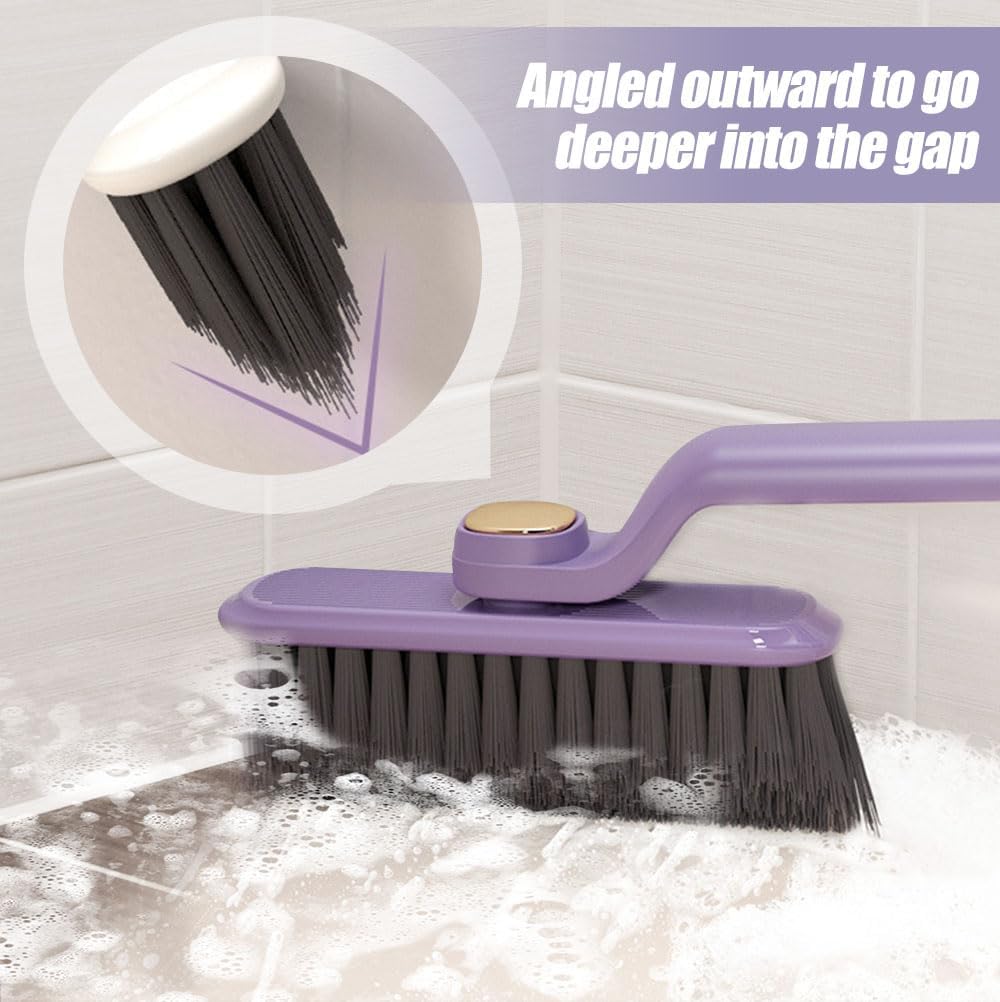 Multi-function Rotating Crevice Cleaning Brush Set - Hard Bristle Flexible Brush For Bathroom, Kitchen, Car Vents - View #12
