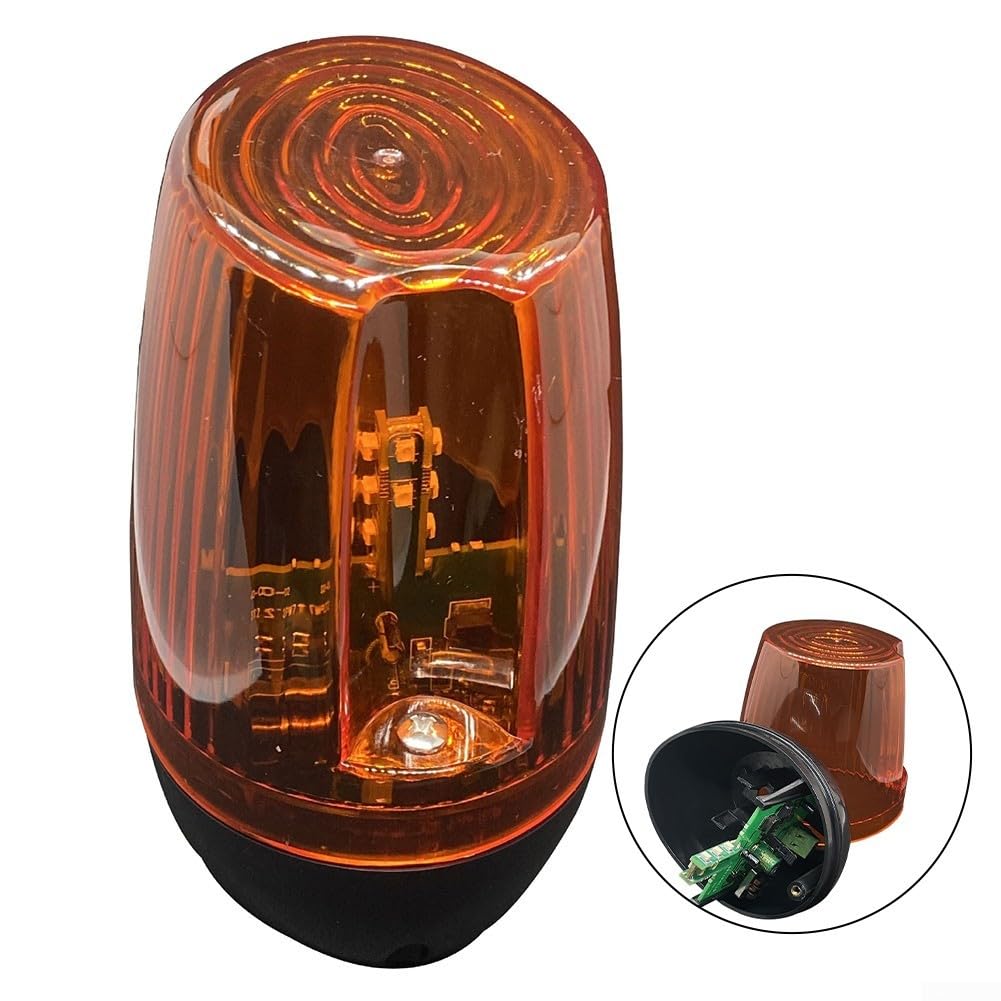 Luz LED intermitente para puertas batientes y correderas, impermeable, a prueba de polvo con antena para un rango extendido
