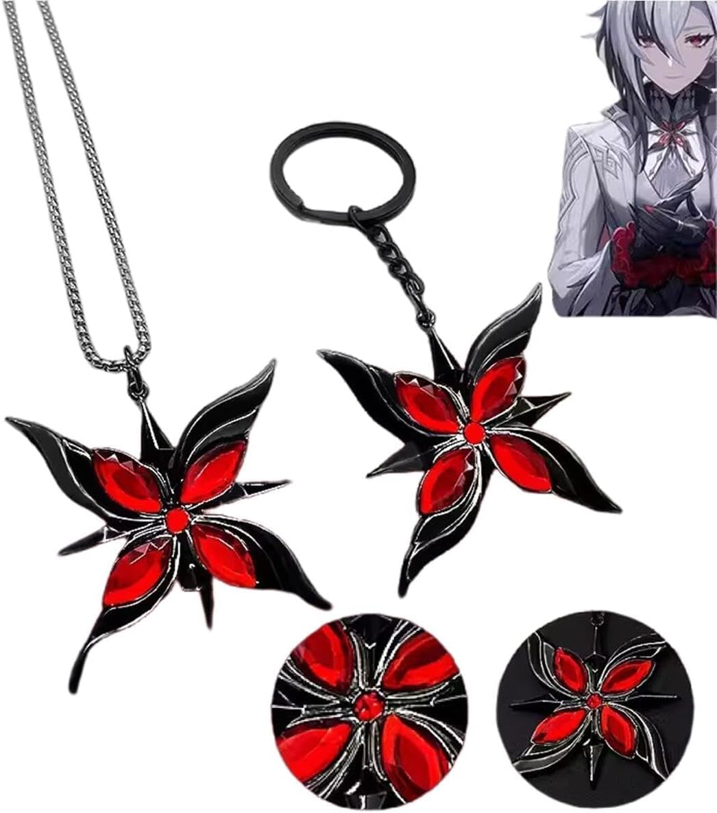 Amazon.co.jp: 原神 アルレッキーノ ネックレス キーホルダー げんしん