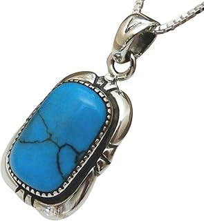 Amazon Co Jp ターコイズ ネックレス ペンダント メンズ ジュエリー