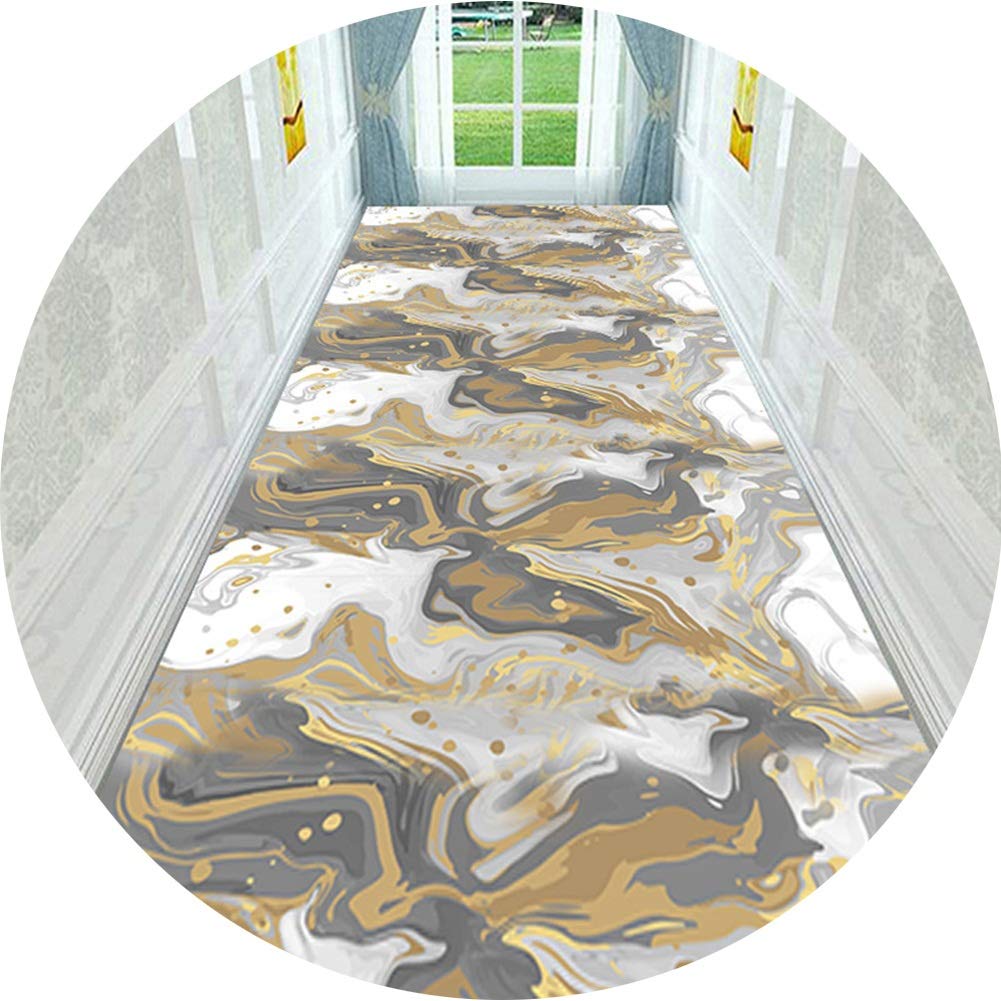 Tapis de passage d'allée abstrait pour un couloir propre et chaleureux