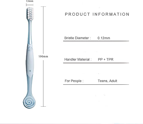 Miniatura 7 de Cepillo dental ortodóntico en forma de V para aparatos ortopédicos, para niños, adolescentes, adultos, para dientes sensibles, para encías