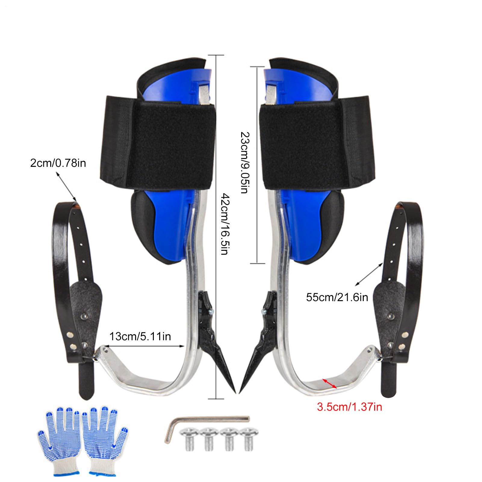 Puntas Para Escalada De Árboles - Garfios Portátiles Para Equipo De Escalada | Herramienta Segura Y Resistentes Para Palmeras - Herramienta Segura para Deportes al Aire Libre, Supervivencia, Recolecci