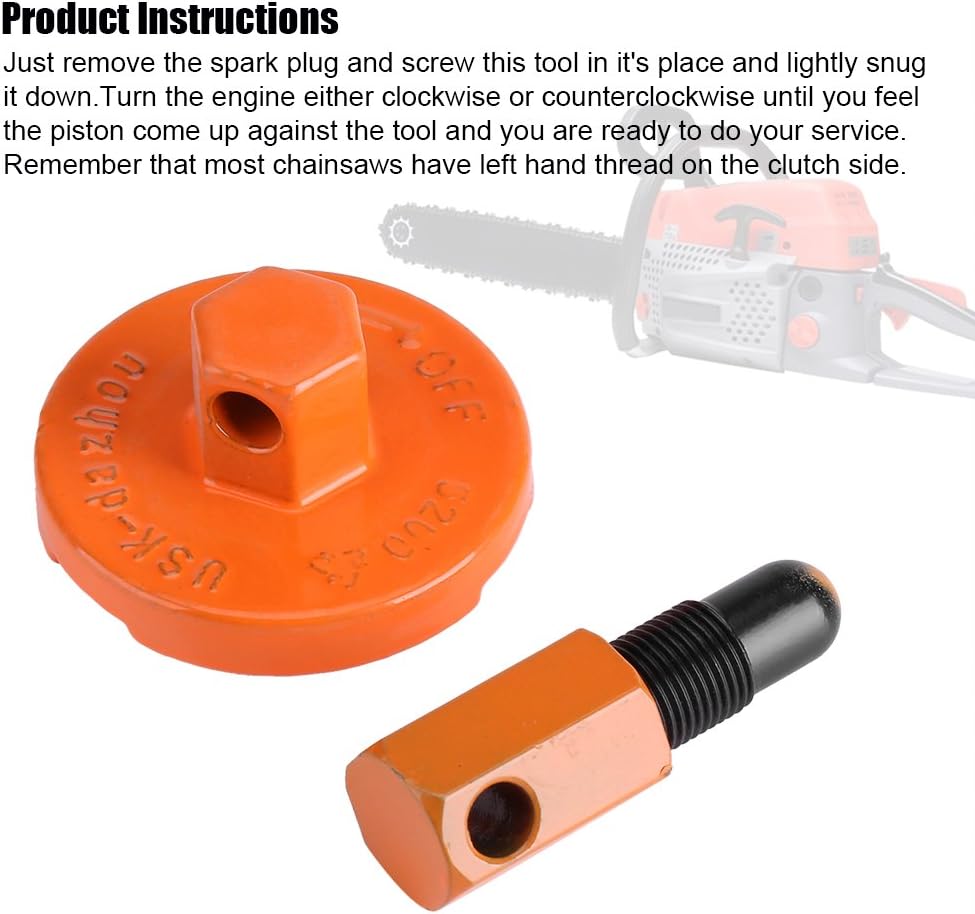 ViaGasaFamido Universal Piston Stop Chainsaw Clutch Flywheel Removal Tool Clutch Expander Dismount Tools : Patio, Lawn & Garden