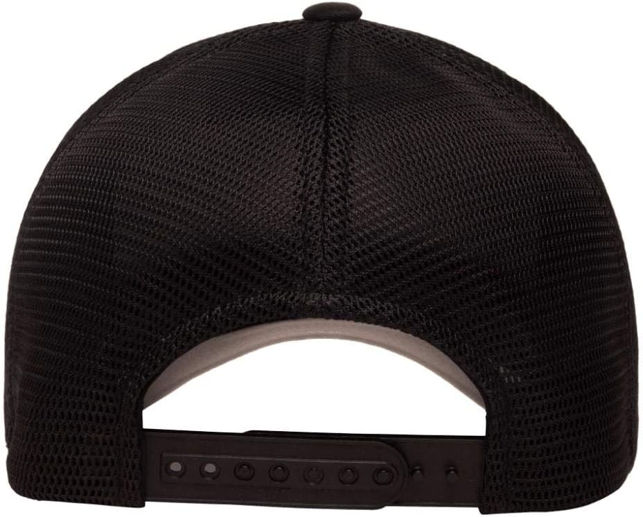 Flexfit 110M Mesh Trucker Mid-Profile Breathable Mesh Back Adjustable Snapback Cap | Bulk Pack Available