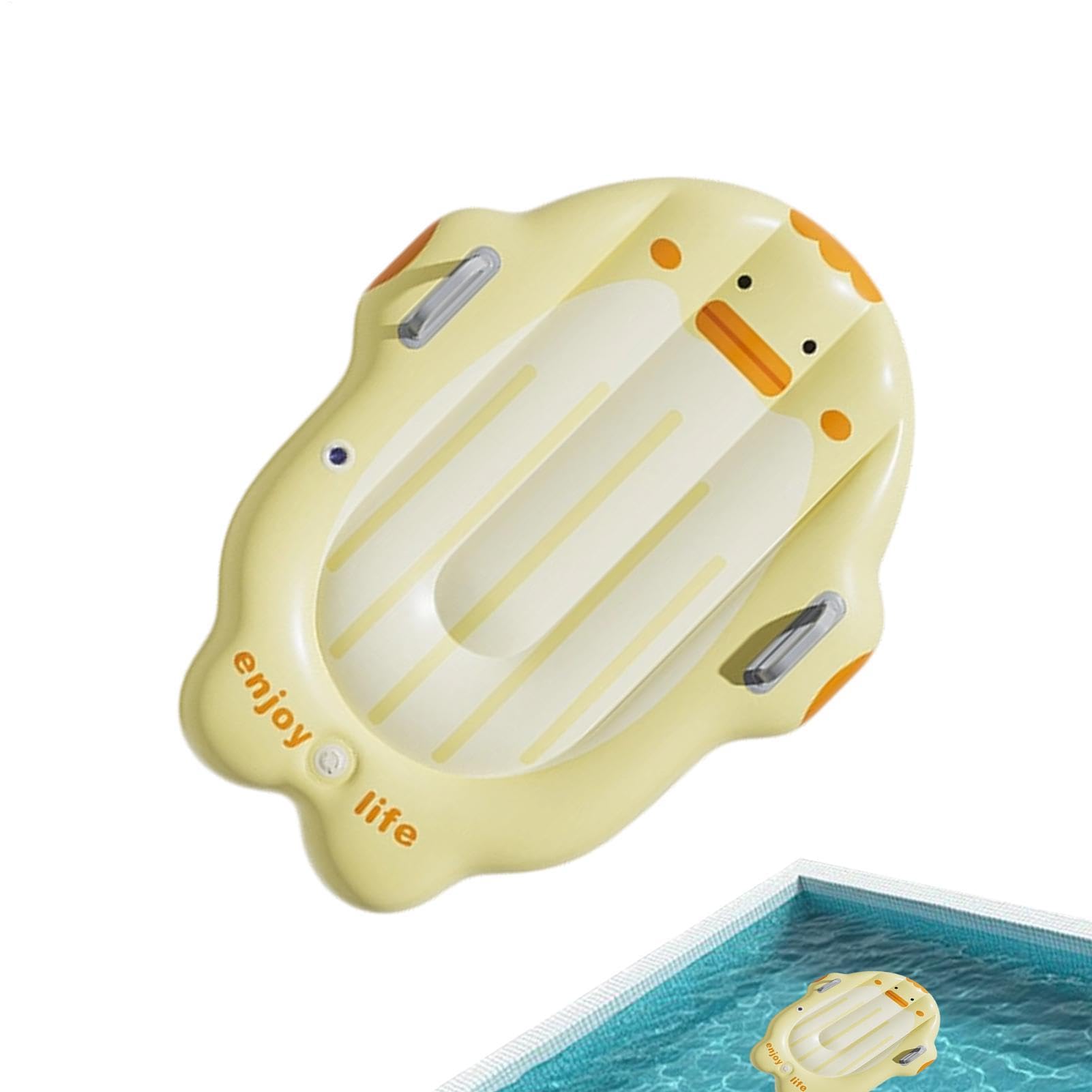 Tavola galleggiante gonfiabile per bambini, 100 cm x 70 cm | Tavola d'acqua galleggiante per bambini, ragazze, adolescenti, estate, laghetto, mare, giardino e