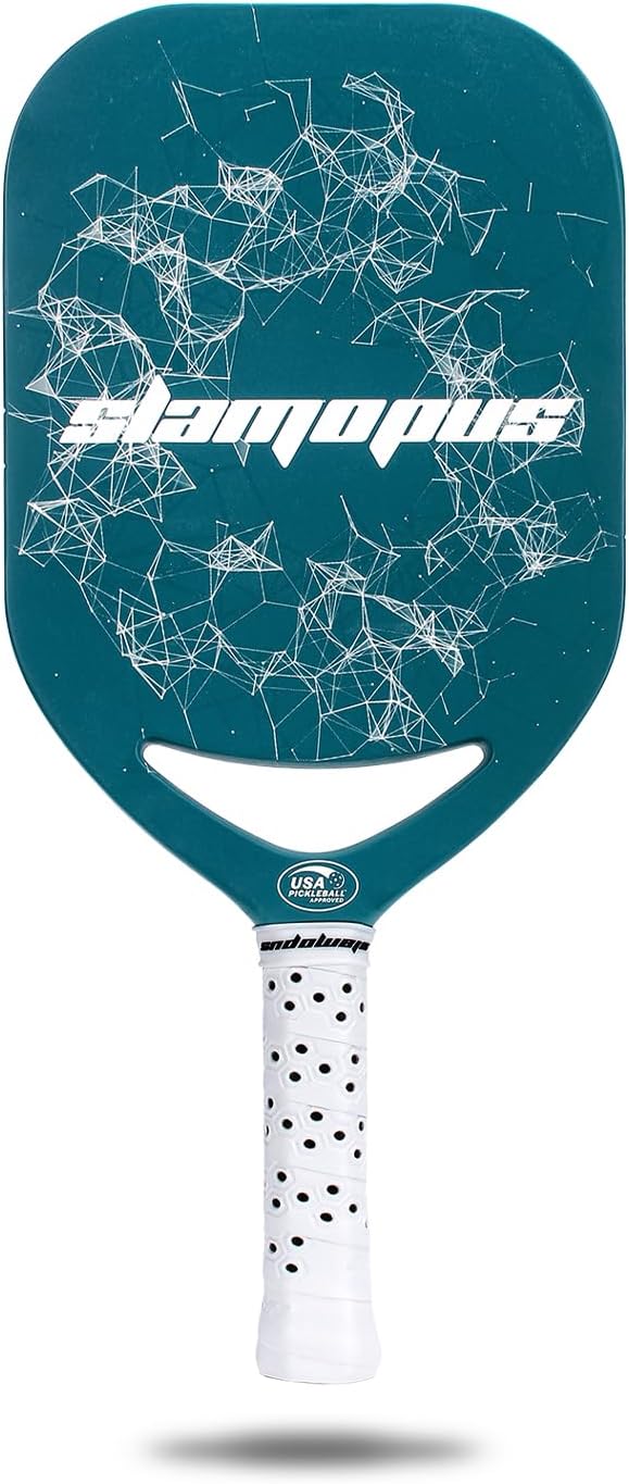 Pro Pickleball Paddle| T700 Carbon Fiber Pickleball Paddles with 16mm Polymer Honeycomb Core & Overgrips| Premium Pickle Ball Racket Enhanced Control & Spin & Power| USAPA Approved