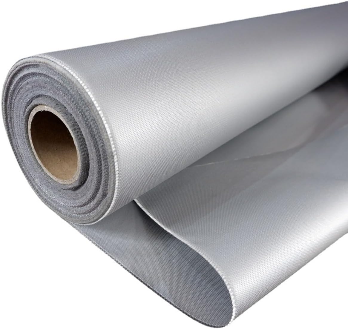 Smoke Curtain Fabric Roll, Flame Retardant Silicone Coated Fiberglass Cloth For Doorway Smoke Blocking, Fire Curtain Panel Material For Building Use(1.2m x 3m x 0.35mm)