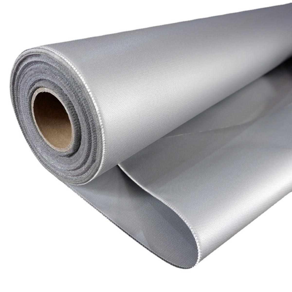 Tela De Fibra De Vidrio Recubierta De Silicona Tejido | Ignífugo De Alta Temperatura, for Mantas De Soldadura(1.2m x 5m x 0.5mm)
