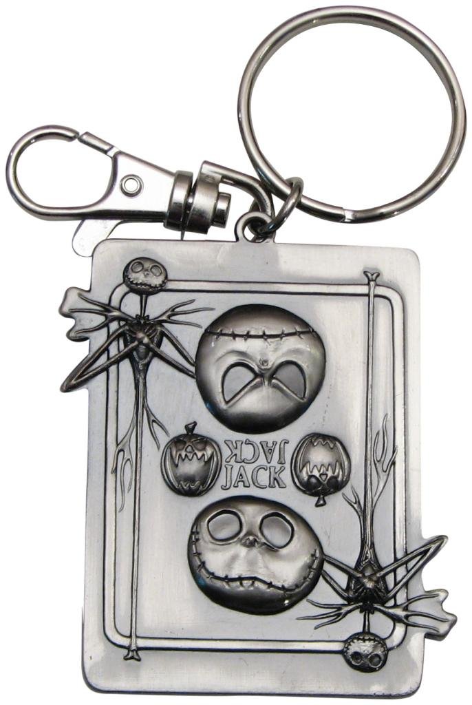 Disney 21597 Nightmare Before Christmas Jack Skellington Square Pewter Keyring