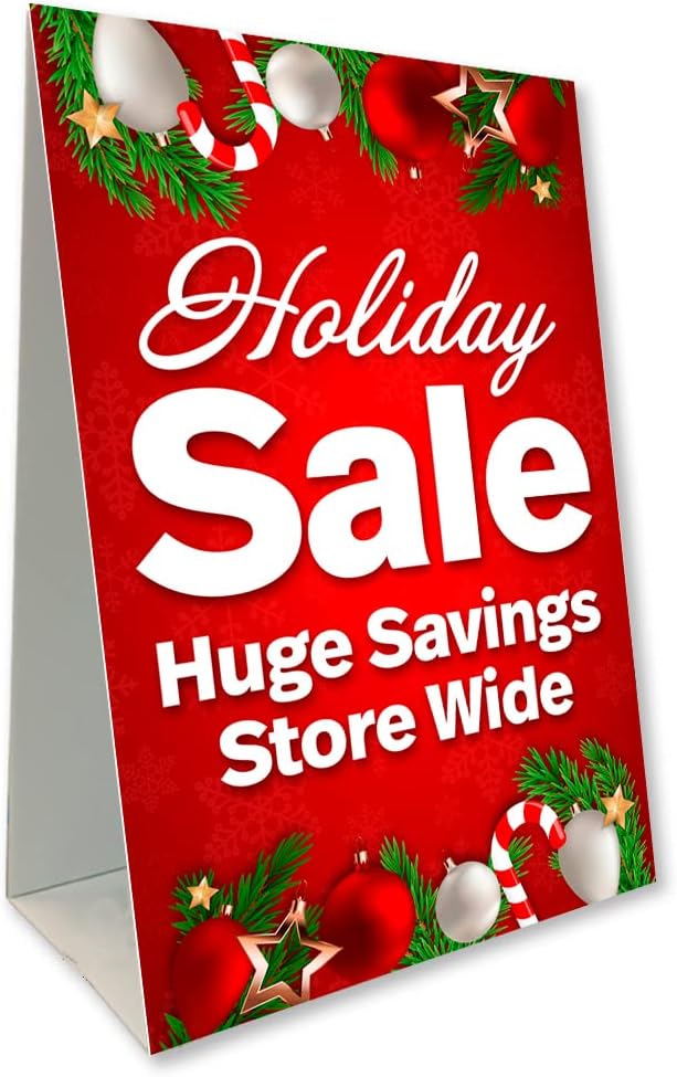 Holiday Sale Economy A-Frame Sign 24 Wide by 36 Tall (Made in The USA)
