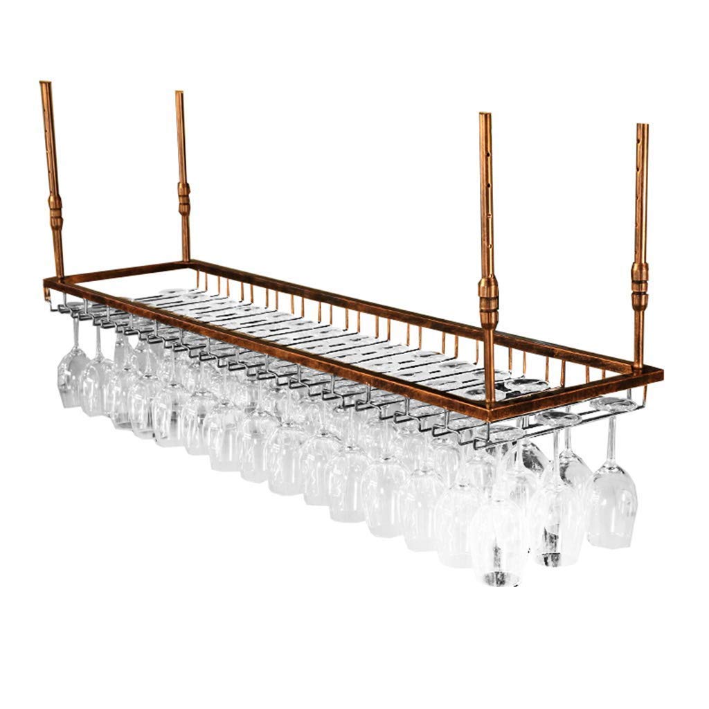 Porte-bouteilles en verre et fer marron L120 : un design haut de gamme