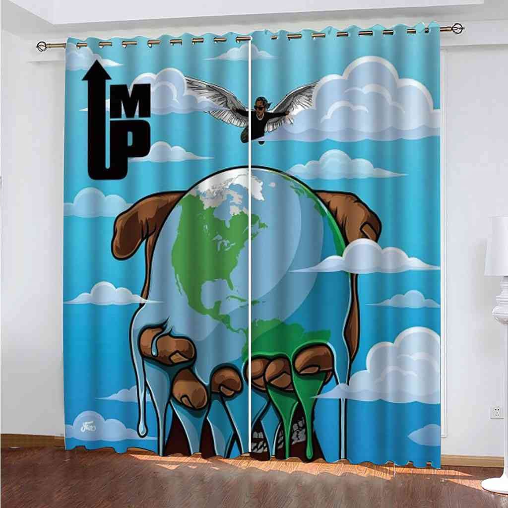Rideaux occultants 3D résout lumière et bruit chambre enfant 200x214cm