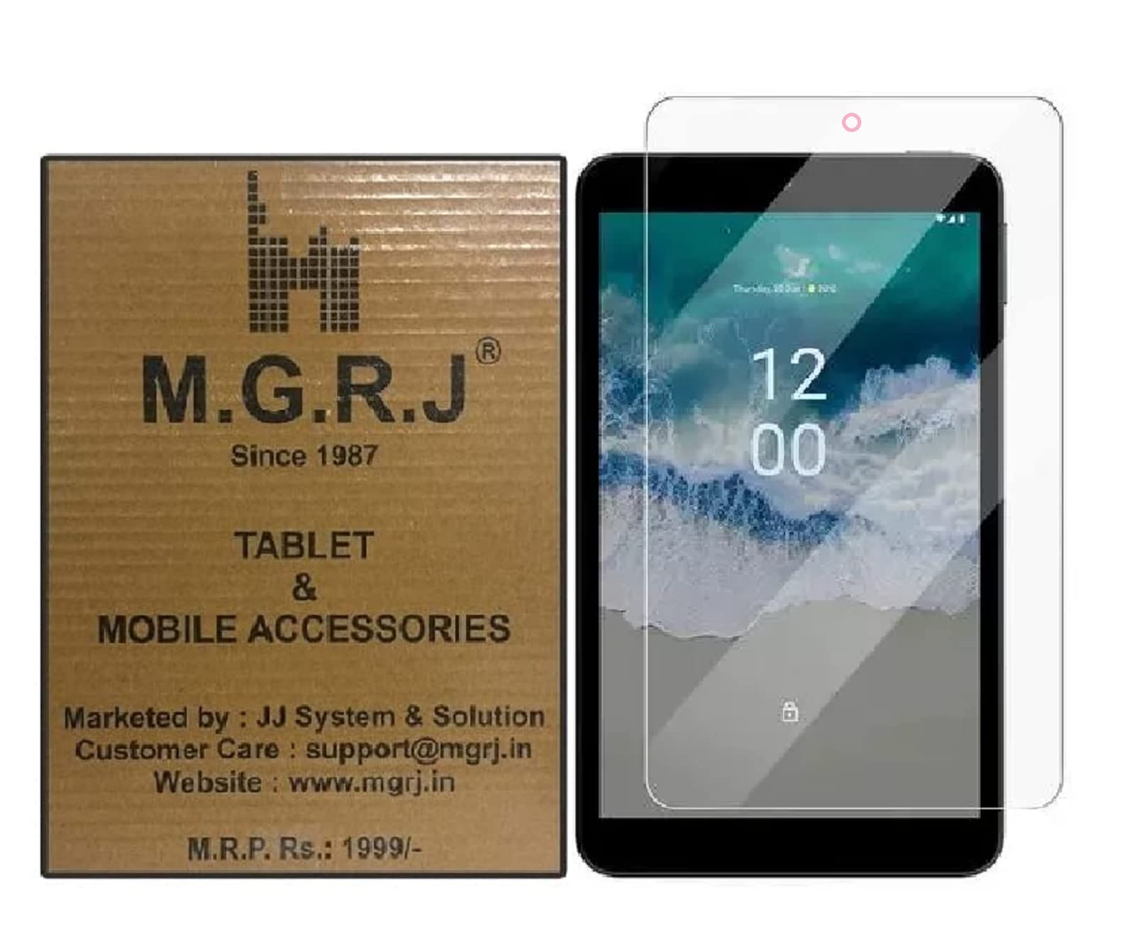 M.G.R.J® Tempered Glass Screen Protector for Nokia Tab T10 (8" inch) (2022) (B0C1Z9HFHY) Amazon Price History, Amazon Price Tracker