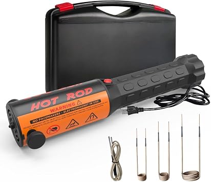 Solary Magnetic Induction Heater Kit - 1200W 110V Induction Bolt Heater with 4 Coils for Rusty Screw Removing, Nut Buster Tool