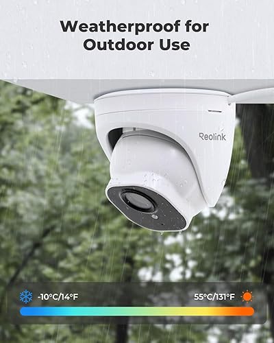 Miniatura 8 de REOLINK PoE - Cámaras de seguridad para el hogar al aire libre, cámaras de vigilancia IP Dome Bullet de 5 MP, detección inteligente de humanos y