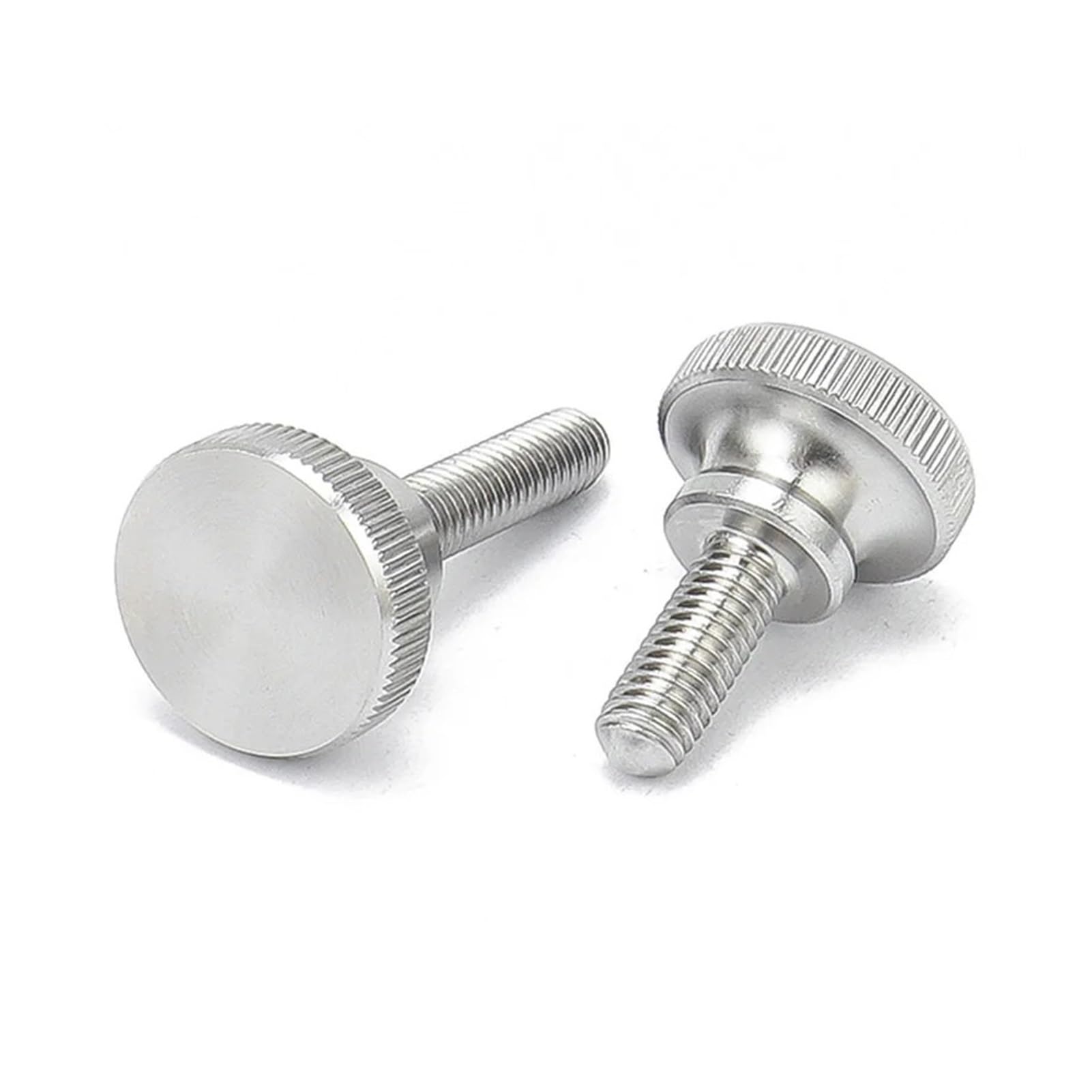 5 Tornillos de Mariposa de Cabeza Alta moleteados de Acero Inoxidable 304 A2-70, Tipo Liso, métricos, con Ajuste Manual.(M12x200mm)