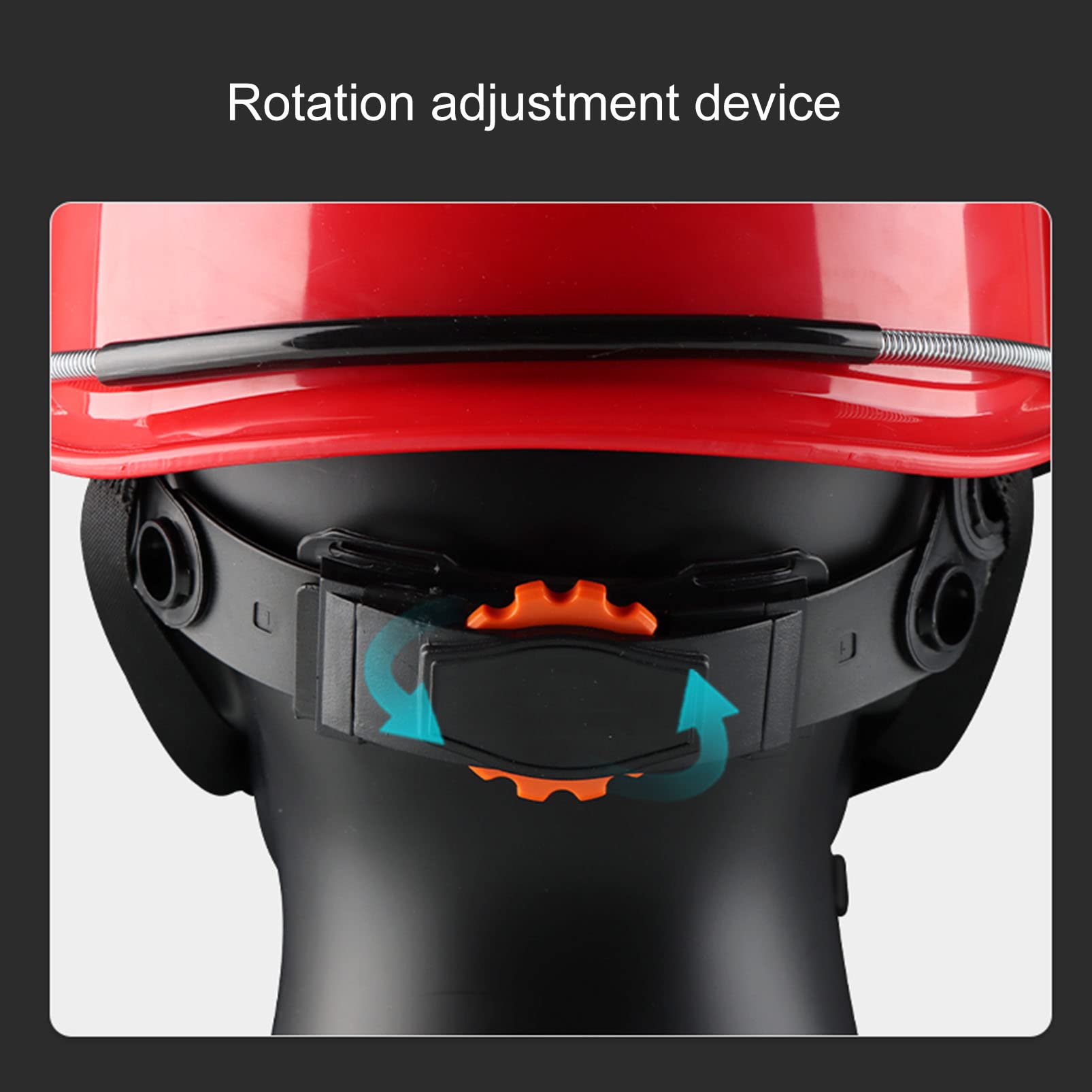 Casco de Seguridad para Casco de Trabajo, Casco de Motosierra Casco de Seguridad para silvicultura Casco Protector de Seguridad con Pantalla Negra