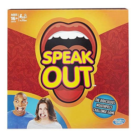 Speak Out Game - Det autentiska, lustiga, munskydd partyspelet