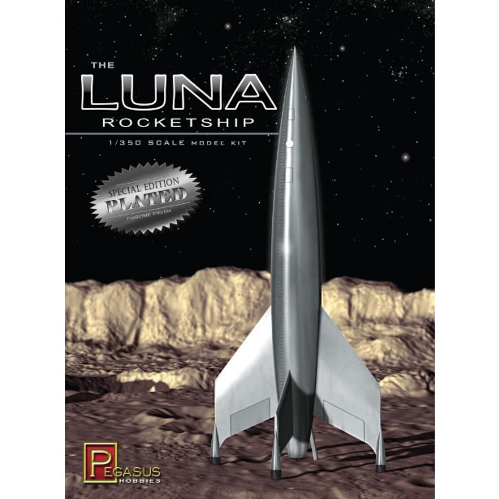 Amazon.com: Luna Rocketship Chrome Finish 1/350 Scale Plastic