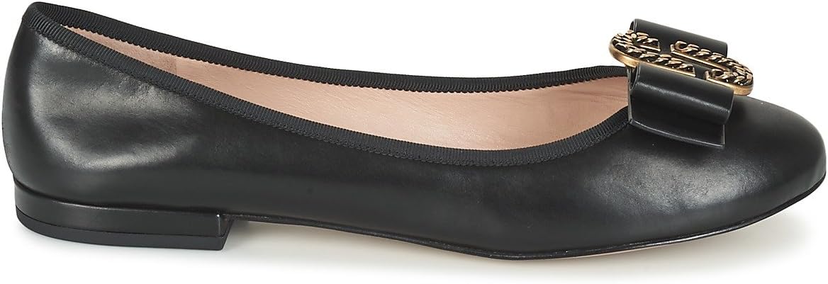 Marc Jacobs Interlock Round Toe Flat Shoes Women Black - 5.5 - Ballerinas Shoes - Image 2