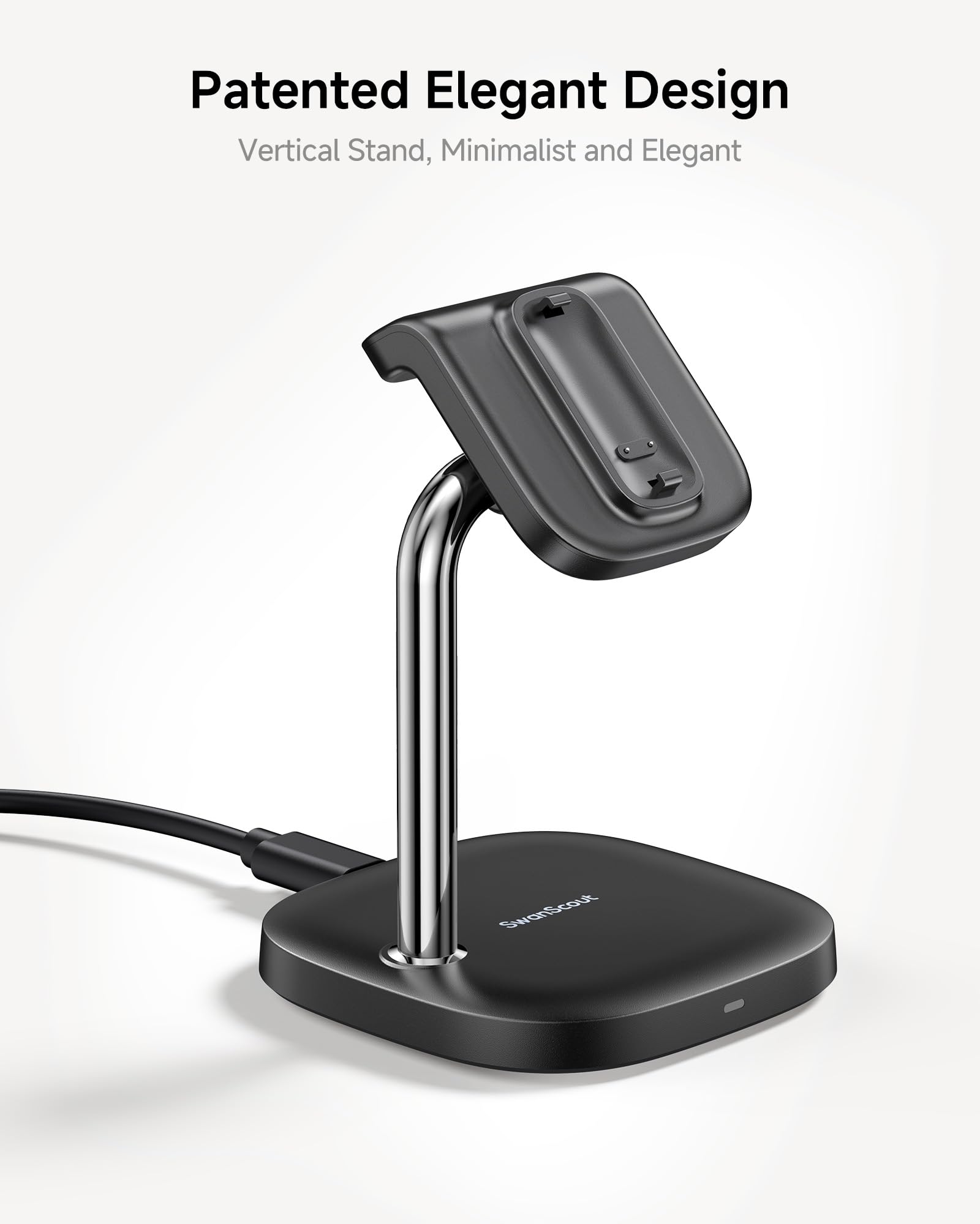 SwanScout Supporto caricabatterie per Google Fitbit Inspire 3