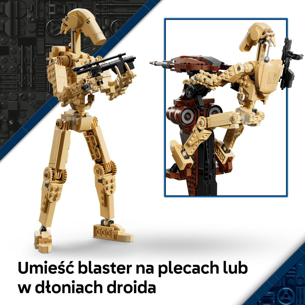 LEGO Star Wars Droid bojowy z platformą STAP 75428 | Kolekcjonerska figurka, zestaw klocków 12+, prezent dla fana Star Wars, klocki dla chłopca i dziewczynki, 1088 elementów