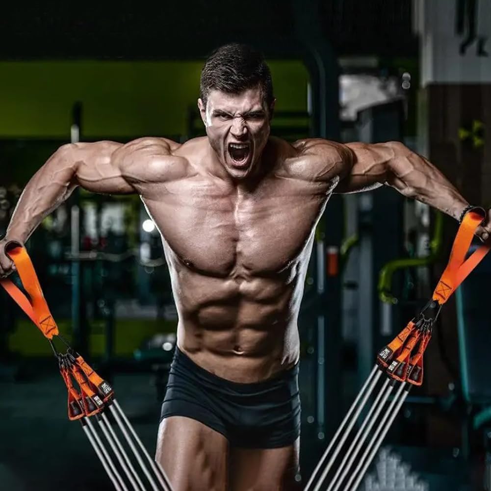 Generic Paski oporowe, zespoły ćwiczeń z uchwytami, zespoły fitness, opaski treningowe z klamrą drzwi i paski na kostkę do ciężkiego treningu oporowego fizykoterapii