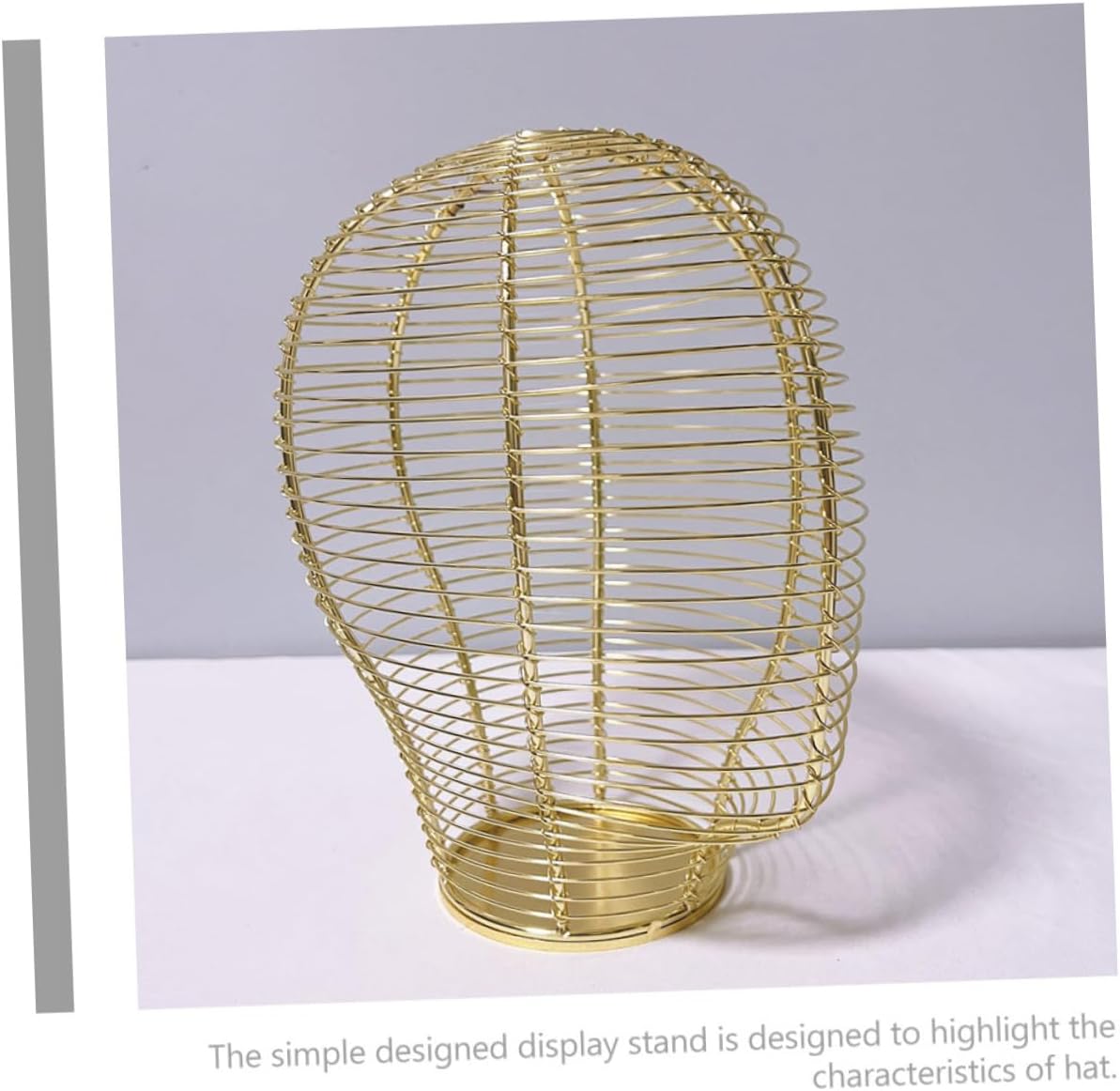 Metal Hat Display Rack Creative Tabletop Stand for Caps and Hats for Home Shop and Closet Organization and Stylish Design for -term Use