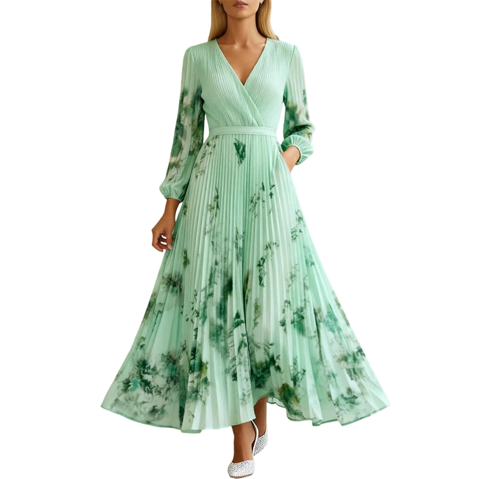 Robe maxi fleurie parfaite pour une invitée de mariage chic - 8