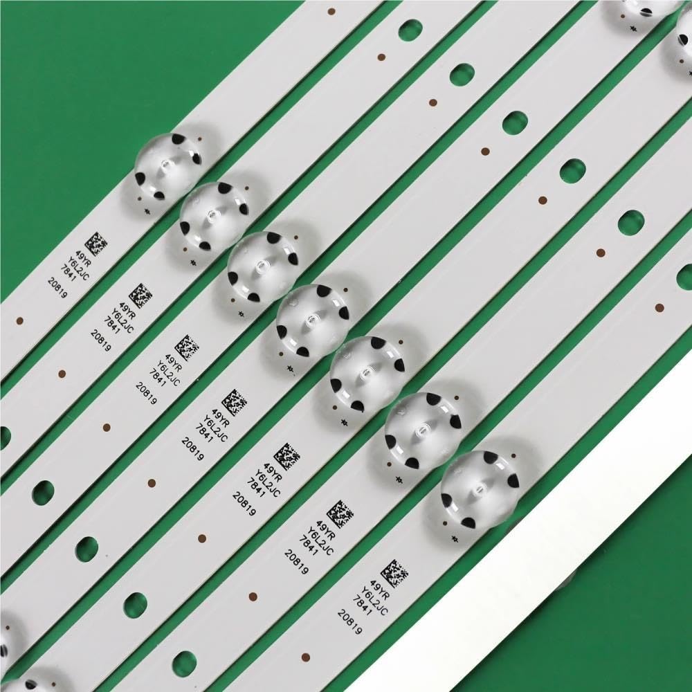 Striscia di retroilluminazione a LED 5 led adatti for Innotek 49 pollici Panasonic REV0.4 TX-49DS500B TX-49DS500E TZLP151KHAB6 TZLP151KHAB1 TX-49ES400B