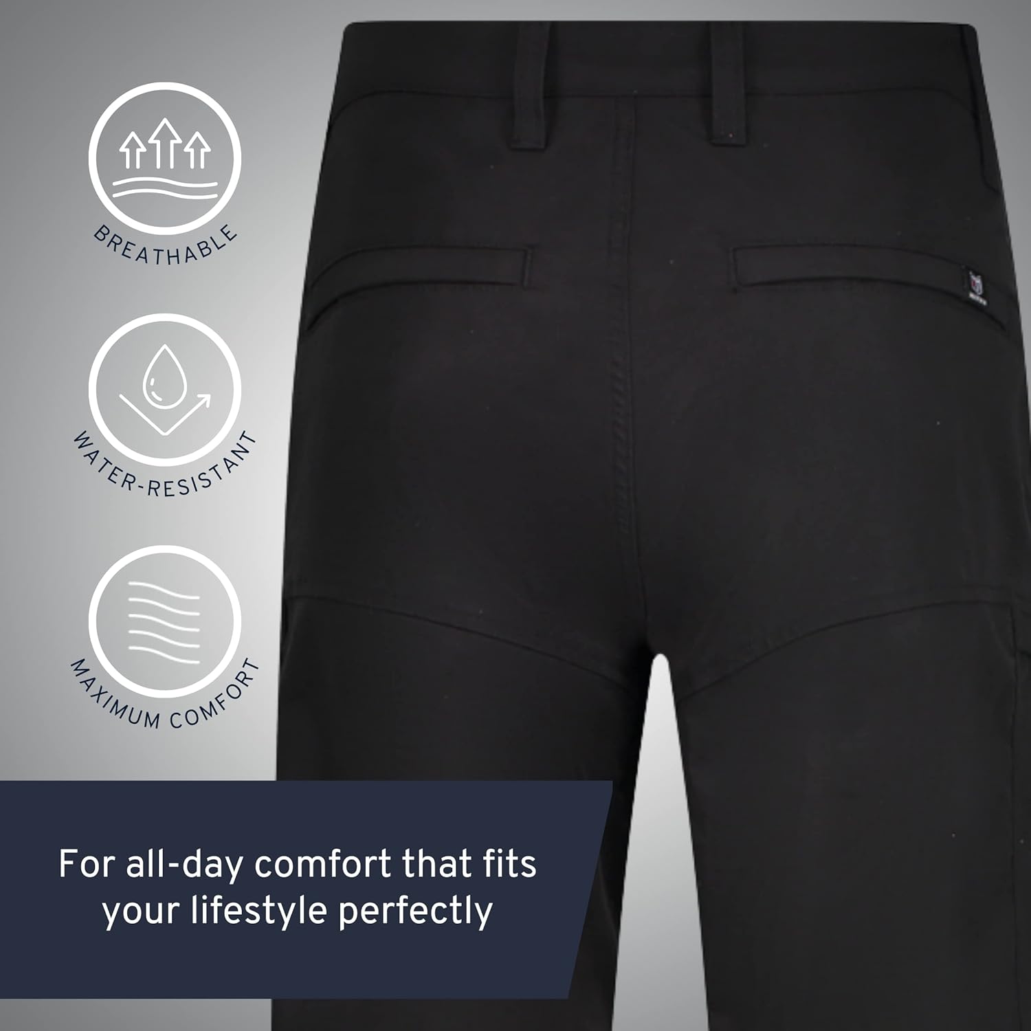 Marwin Sports Boulton Men’s Water-Resistant Zipper Cargo Short with Multi-Utility Pockets