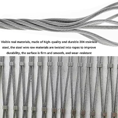Malla de cable flexible para escaleras que soluciona el riesgo de caídas 5