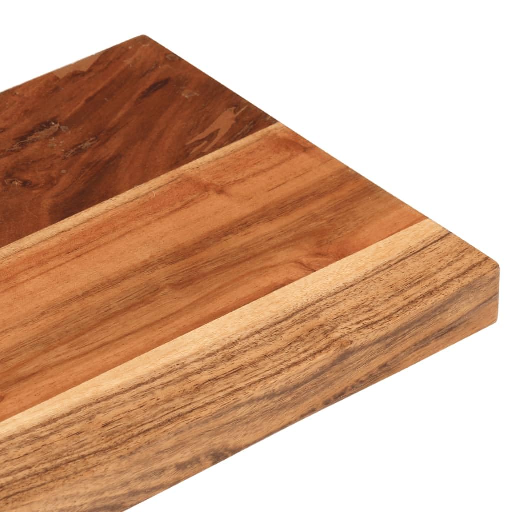 vidaXL Piano per Tavolo 50x30x2,5cm Rettangolare Legno Massello Acacia, Piano per Tavolo Rettangolare, Piano Tavolo in Legno, Piano per Tavolo da Pranzo