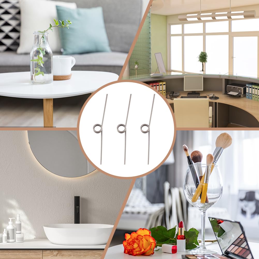 Set 30 Molle Di Torsione In Acciaio Inox - Per Legno, Fai Da Te E Riparazioni | Angolo 180° E Filo Da 1.2mm - Foto 8