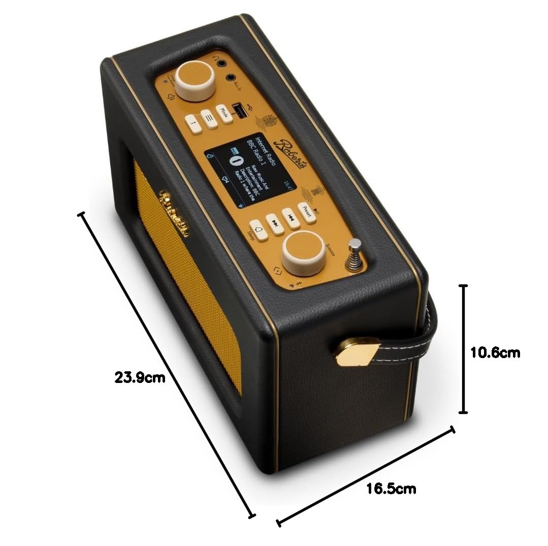 Roberts - Revival iStream 3L - Dab+/FM/Bluetooth/WiFi - Przenośne radio - Czarny