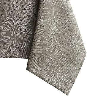 AmeliaHome Obrus plamoodporny wzór roślinny 150x350 cm Cappuccino Gaia
