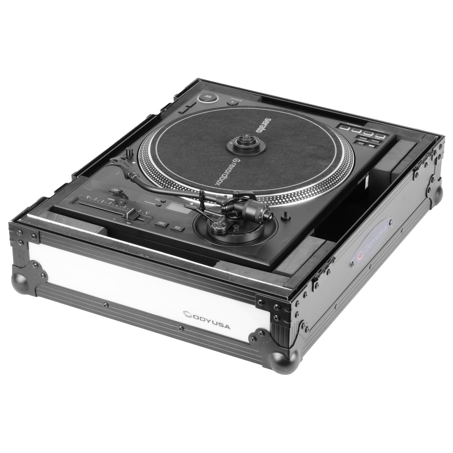 Odyssey LED Black Label Pioneer DJ PLX-CRSS12 / Technics 1200 Turntable Flight FX Case