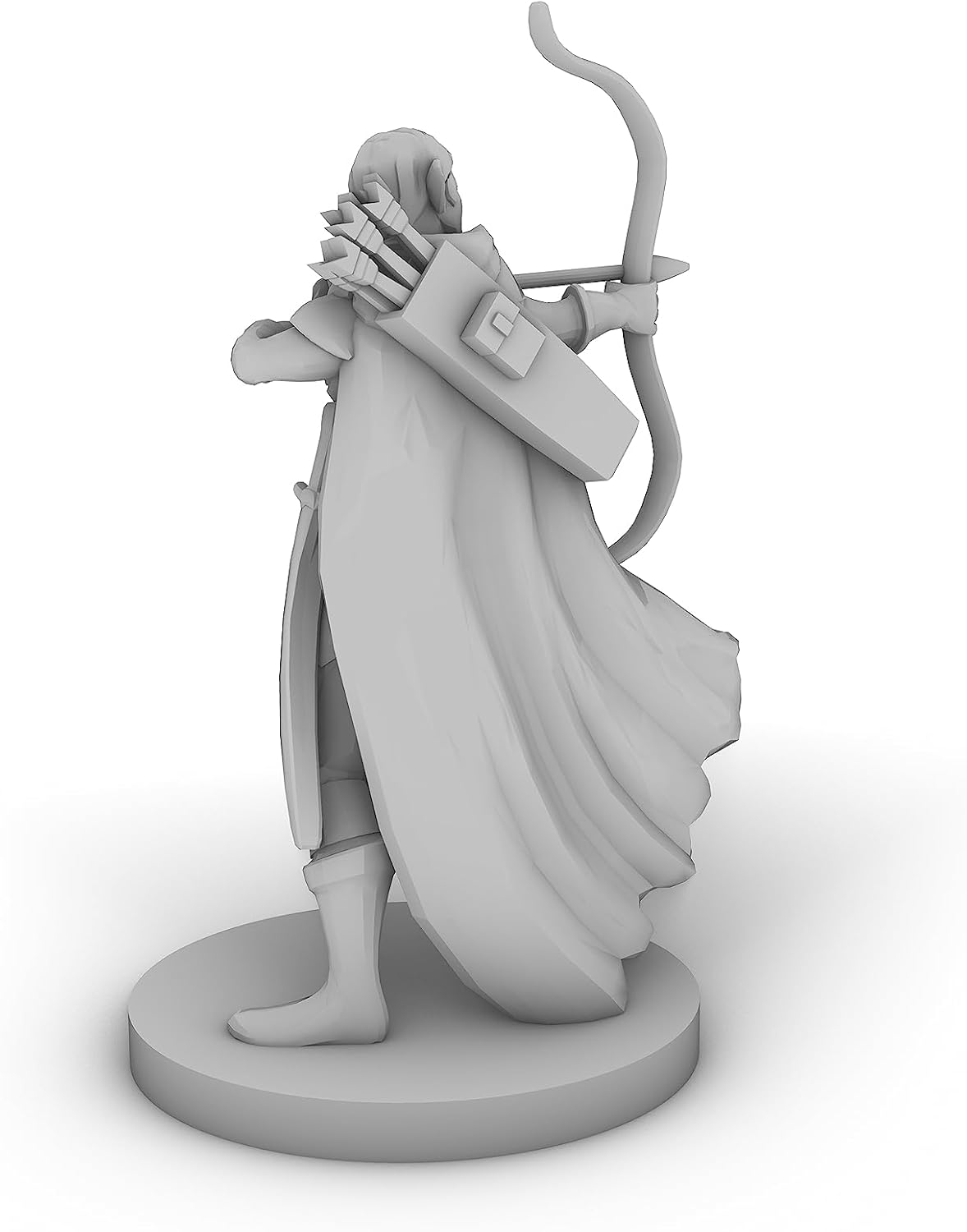 Elf Female Ranger Tabletop DND Gaming Miniature